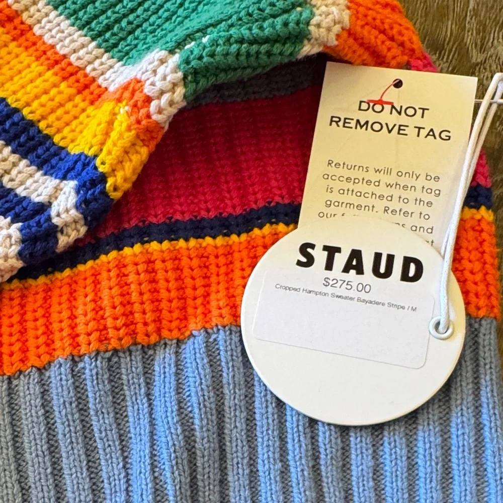 STAUD Striped Half Zip - Picture 2 of 4